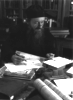 A monk in the
library of the Monastery of Stavroniketa